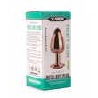 Kép 2/6 - X-Men - Secret Shade Metal Butt Plug - kisméretű díszített fém análdugó (arany/rózsa)
