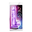 Kép 1/5 - Blush - B Yours - Sweet' n Hard 4 - rögzíthető, élethű herés dildó (lila)