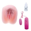 Kép 6/7 - Debra - Anthea Realistic Vibrating Vagina &amp; Ass - wired, élethű, vibrációs vagina és ánusz maszturbátor (natúr)