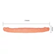 Kép 5/6 - Debra - Double Dong 14&quot; - élethű, kétvégű dildó (39cm) - natúr