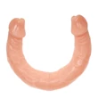 Kép 1/6 - Debra - Double Dong 14&quot; - élethű, kétvégű dildó (39cm) - natúr