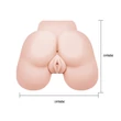 Kép 5/10 - Debra - Passion Lady Masturbator 4  - élethű vagina és ánusz maszturbátor wired vibrotojással (natúr)