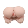 Kép 3/11 - Debra - Pussy &amp; Ass Vibrating Eggs - 10 funkciós, interaktív, élethű vagina és ánusz maszturbátor dupla wired vibrotojással (natúr)