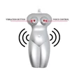 Kép 6/11 - Debra - Pussy &amp; Ass Vibrating Eggs - 10 funkciós, interaktív, élethű vagina és ánusz maszturbátor dupla wired vibrotojással (natúr)