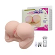 Kép 1/11 - Debra - Pussy &amp; Ass Vibrating Eggs - 10 funkciós, interaktív, élethű vagina és ánusz maszturbátor dupla wired vibrotojással (natúr)