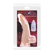 Kép 5/6 - Debra - Realistic Cock 8,5&quot; - rögzíthető, állítható pozíciójú, élethű, herés dildó (natúr)