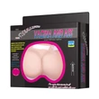 Kép 10/10 - Debra - Realistic Vagina &amp; Ass 1 - interaktív, élethű vagina és ánusz maszturbátor wired vibrotojással (natúr)