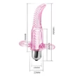 Kép 6/10 - Debra - Vibro Finger - 10 funkciós, bordázott ujjvibrátor (pink)