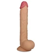 Kép 2/8 - Lovetoy - 10 &quot; Legendary King Sized Realistic Dildo - rugalmas, rögzíthető, élethű dildó (27,5cm) - natúr