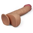 Kép 3/8 - Lovetoy - 10,5&quot; Legendary King Sized Realistic Dildo - rugalmas, rögzíthető, élethű dildó (28,5cm) - natúr