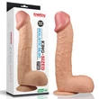 Kép 1/8 - Lovetoy - 10,5&quot; Legendary King Sized Realistic Dildo - rugalmas, rögzíthető, élethű dildó (28,5cm) - natúr