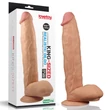 Kép 1/8 - Lovetoy - 11&quot; Legendary King Sized Realistic Dildo - rugalmas, rögzíthető, élethű dildó (30cm) - natúr