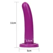 Kép 8/9 - Lovetoy - 4,5&quot; Holy Dong - rögzíthető mini dildó (lila)