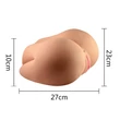 Kép 4/7 - Lovetoy - Fuck Me Bare Ass Masturbator - élethű vagina és ánusz maszturbátor (natúr)