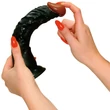 Kép 4/6 - Orion - African Lover Dong - rögzíthető, élethű dildó (23cm) fekete