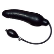 Kép 3/4 - Orion - Black Latex Ballon - pumpálható, élethű dildó (fekete)