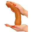 Kép 3/5 - Orion - Latin Lover - rögzíthető, élethű dildó (23cm) - barna