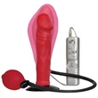 Kép 3/8 - Orion - Red Balloon - rögzíthető, pumpálható, távirányítású, élethű vibrátor (16,5cm) - piros