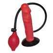 Kép 4/8 - Orion - Red Balloon - rögzíthető, pumpálható, távirányítású, élethű vibrátor (16,5cm) - piros