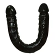 Kép 2/4 - Orion - Ultra Dongs - kétvégű, élethű dildó (43cm) - fekete