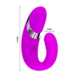 Kép 5/10 - Pretty Love - Amour - 12 funkciós csiklóizgató és G-pont párvibrátor (USB) - lila
