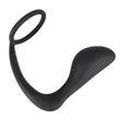 Kép 3/9 - You2Toys - Black Velvets Ring &amp; Plug - szilikon prosztata masszírozó péniszgyűrűvel (fekete)