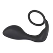 Kép 6/9 - You2Toys - Black Velvets Ring &amp; Plug - szilikon prosztata masszírozó péniszgyűrűvel (fekete)