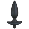 Kép 2/6 - You2Toys - Black Velvets - Vibrating Plug Large - nagy, szilikon anál-vibrokúp (fekete)