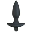 Kép 2/6 - You2Toys - Black Velvets - Vibrating Plug Medium - közepes, szilikon anál-vibrokúp (fekete)