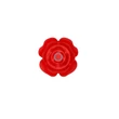 Kép 5/14 - B-Series Cute - Rose Rotating Anal Beads - 10 funkciós, wireless, rotációs, gyöngyös anális izgató, rózsa formájú talppal (USB) - piros
