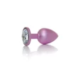 Kép 1/8 - B - Series HeavyFun - Jewellery Pearl Pink Plug - áttetsző kristályos, nagy méretű análdugó (L) - pink