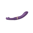 Kép 3/8 - B-Series Joy - Flicking Dual G-Spot Vibrator - 10 funkciós, duplavégű nyaló és G-pont vibrátor (USB) - lila