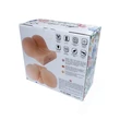 Kép 11/11 - B-Series Lyla - Vibrating Life-Sized Pussy &amp; Ass XXL - életnagyságú, élethű vagina és ánusz maszturbátor vibrotojással (natúr)