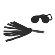 Kép 3/9 - Bad Kitty - Naughty Toys - Love Swing, Blindfold &amp; Flogger - szexhinta szemfedővel és ostorral (fekete)