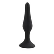 Kép 1/2 - Guilty Toys - Vivian Sexxify Anal Plug - kis méretű, szilikon análkúp (10,5cm) - fekete