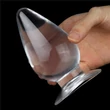 Kép 4/5 - Lovetoy - 4.5'' Flawless Clear Anal Plug - rögzíthető análkúp (11,5cm) - áttetsző