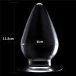 Kép 5/5 - Lovetoy - 4.5'' Flawless Clear Anal Plug - rögzíthető análkúp (11,5cm) - áttetsző