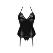 Kép 5/7 - Obsessive - Viranes Corset - erotikus fűző és harisnyakötő (M/L) - fekete