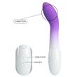 Kép 4/11 - Pretty Love  - Bishop - szilikon, 30 funkciós G-pont vibrátor (18,2cm) - fehér/lila