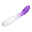 Kép 5/11 - Pretty Love  - Bishop - szilikon, 30 funkciós G-pont vibrátor (18,2cm) - fehér/lila