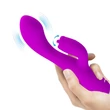 Kép 3/10 - Pretty Love  - Gloria - 12 vibrációs, memória funkciós, nyalogató csiklóizgató és G-pont vibrátor (USB) - lila