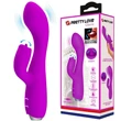 Kép 1/10 - Pretty Love  - Gloria - 12 vibrációs, memória funkciós, nyalogató csiklóizgató és G-pont vibrátor (USB) - lila