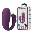 Kép 1/16 - Pretty Love  - Klay - 10 funkciós, fel-le mozgó, websmart csiklóizgatós vibrációs tojás (USB) - lila