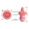 Kép 8/9 - Pretty Love  - Kylee - 10 funkciós, száj alakú, nyelves nyalóvibrátor (USB) - pink