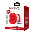 Kép 11/11 - Pretty Love  - Mina - 10 funkciós, száj alakú, nyelves nyalóvibrátor (USB) - piros/fehér