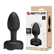 Kép 1/8 - Pretty Love  - Olman - 10 funkciós, vibrációs anális izgató villogó LED fényárral (USB) - fekete