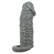 Kép 5/9 - Pretty Love - Realistic Penis Sleeve Black II - élethű, rücskös péniszköpeny heregyűrűvel (fekete)