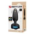 Kép 2/8 - Pretty Love  - Tarion - 10 funkciós, fel-le mozgó, vibrációs anális izgató villogó LED fényárral (USB) - fekete