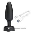 Kép 6/8 - Pretty Love  - Tarion - 10 funkciós, fel-le mozgó, vibrációs anális izgató villogó LED fényárral (USB) - fekete