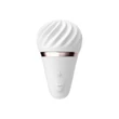 Kép 3/4 - Satisfyer - Layons Sweet Sensation - prémium, 10 funkciós, rotációs, tölcséres fagyi alakú csiklóizgató és masszírozó (USB) - fehér